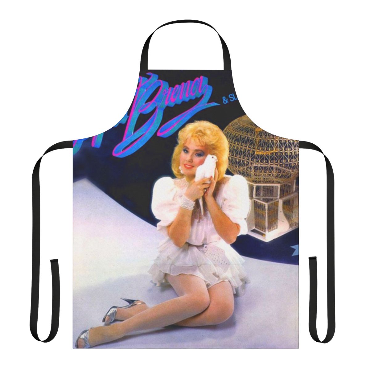 Retro apron with Lepa Brena album cover design