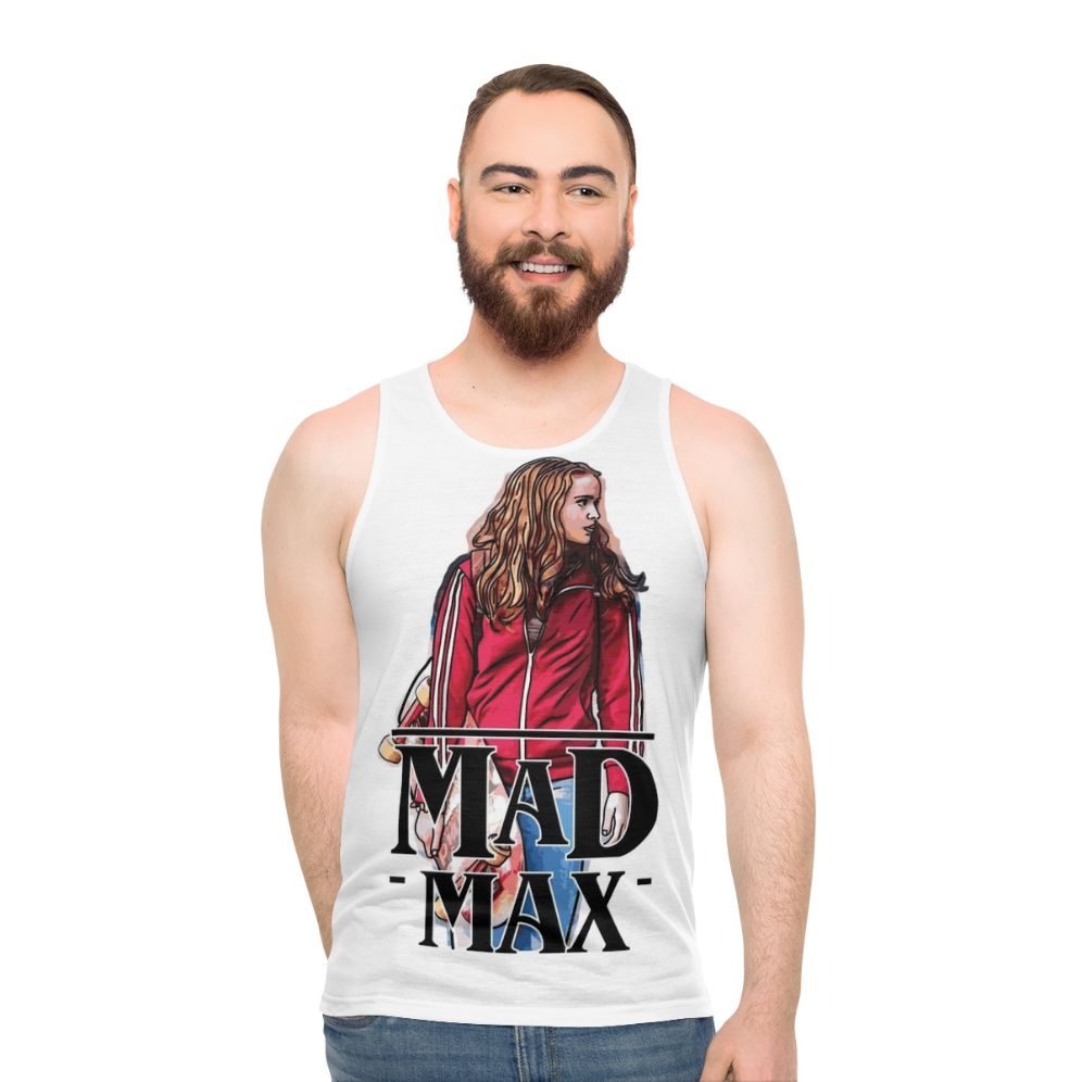Retro 'Mad Max' x 'Stranger Things' Unisex Tank Top
