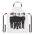 Retro apron featuring post punk music pioneers like Buzzcocks and Magazine