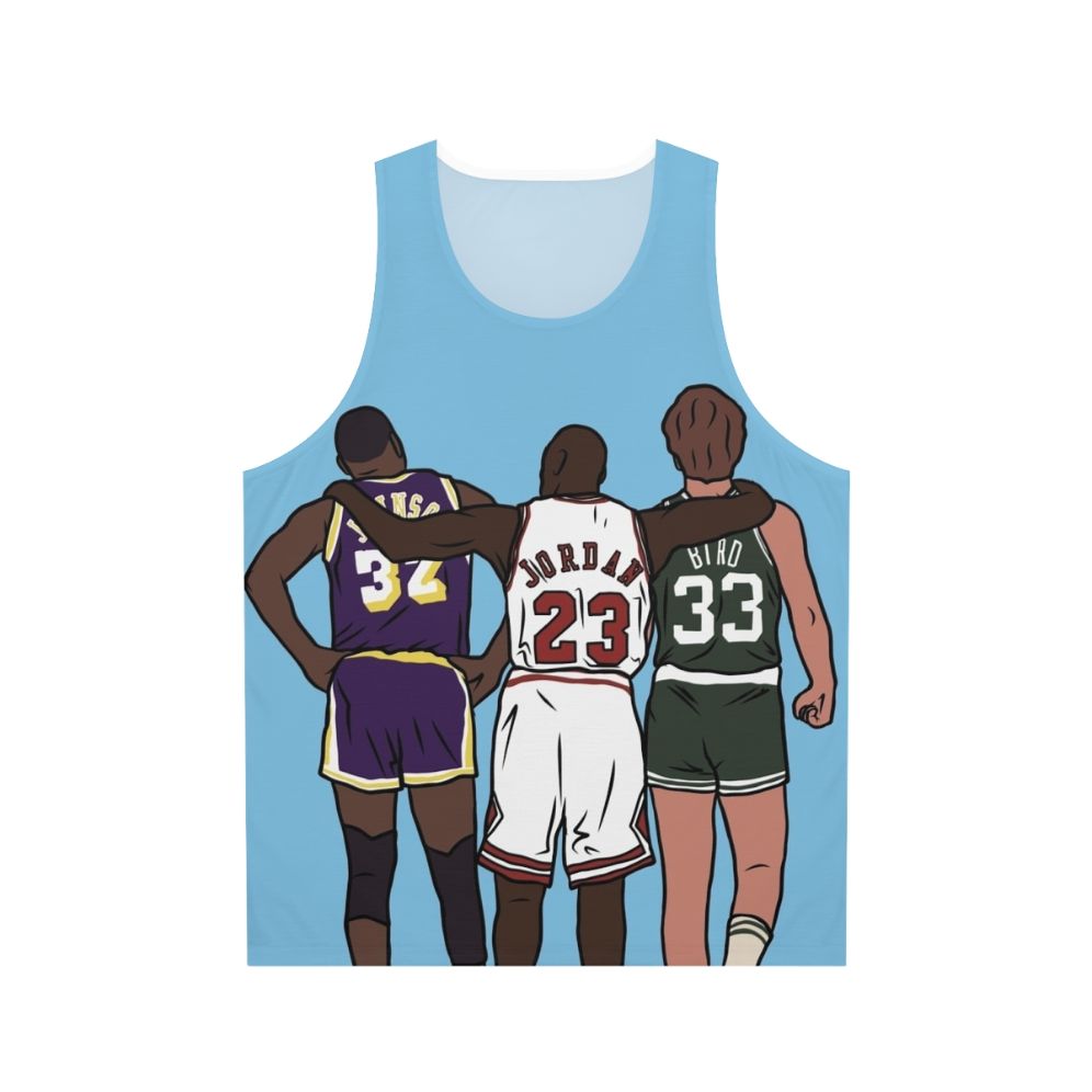 Retro Magic Jordan Bird Unisex Basketball Tank Top