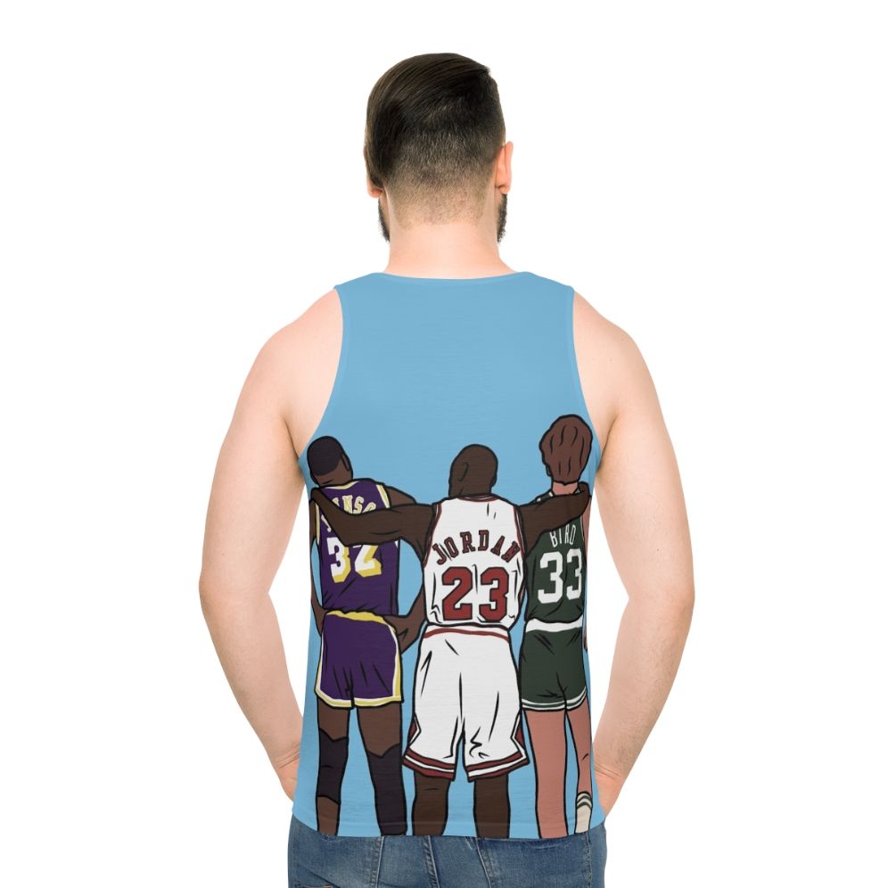 Retro Magic Jordan Bird Unisex Basketball Tank Top
