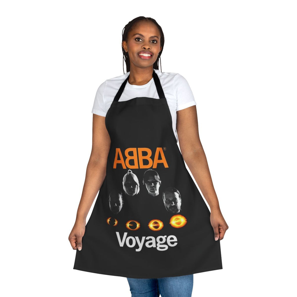 Retro-style apron featuring the iconic imagery and music of Mamma Mia