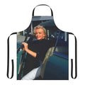 Retro-styled apron featuring a portrait of Marilyn Monroe, the iconic Hollywood actress