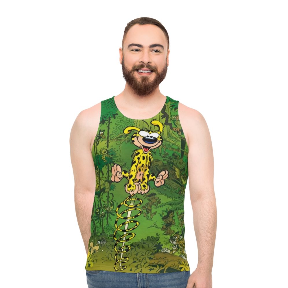 Retro Marsupilami Unisex Tank Top