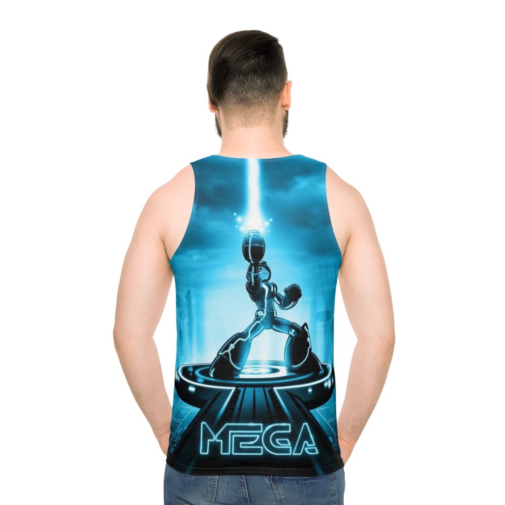 Retro Mega Man x Tron Legacy Unisex Tank Top