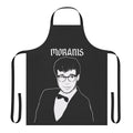 Retro metal apron featuring a stylized design inspired by the iconic comedic performances of Rick Moranis