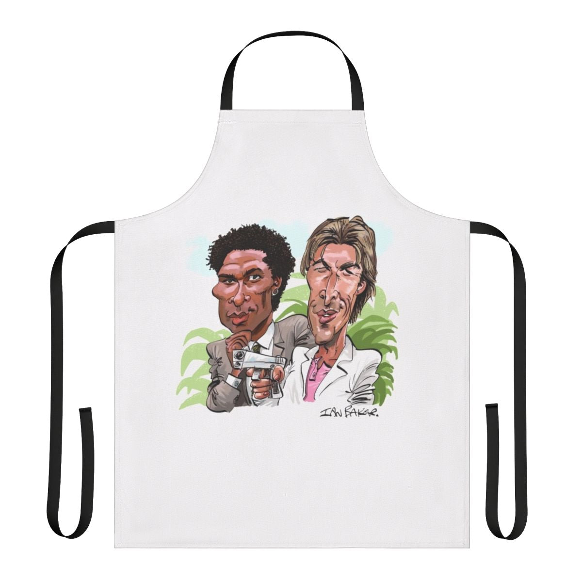 Retro Miami Vice-Inspired 80s Fashion Apron