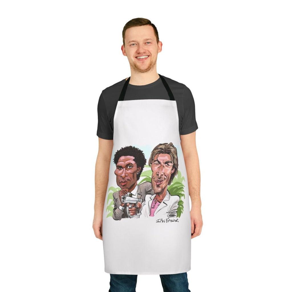 Retro Miami Vice-Inspired 80s Fashion Apron