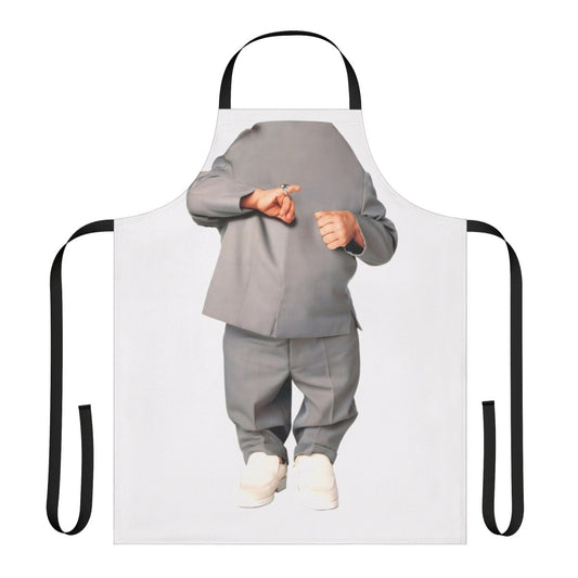 Retro mini me inspired apron with optical illusion design