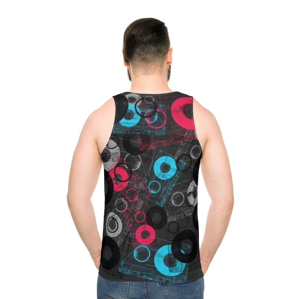 Retro mix tape unisex tank top