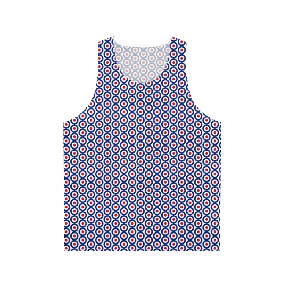 Retro mod unisex tank top