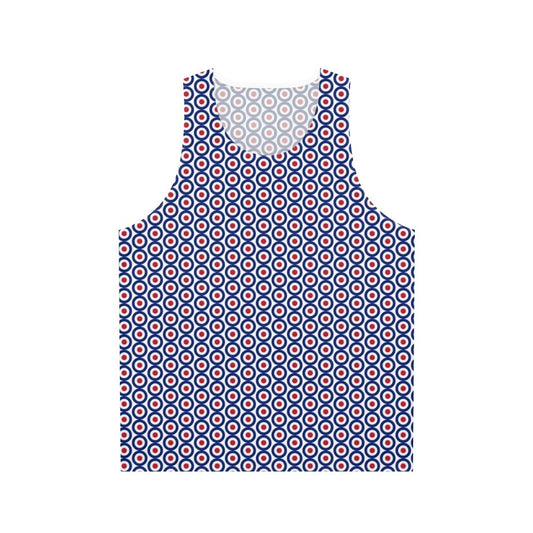 Retro mod unisex tank top