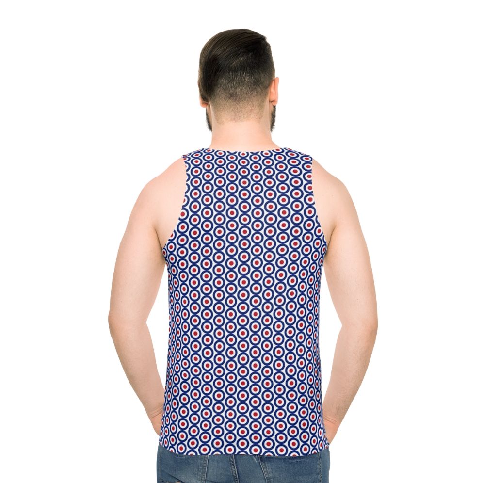 Retro mod unisex tank top