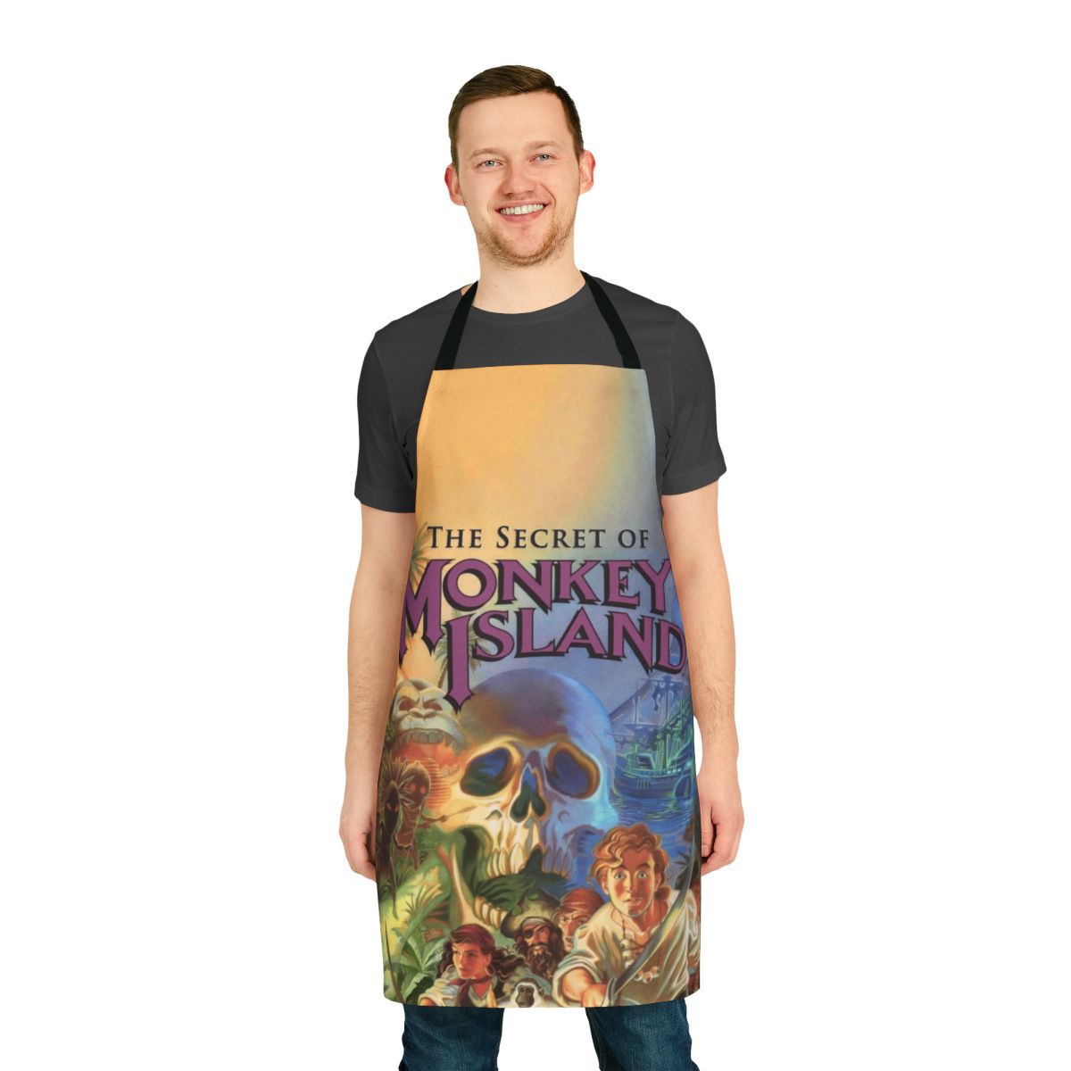 Retro Monkey Island Inspired Apron