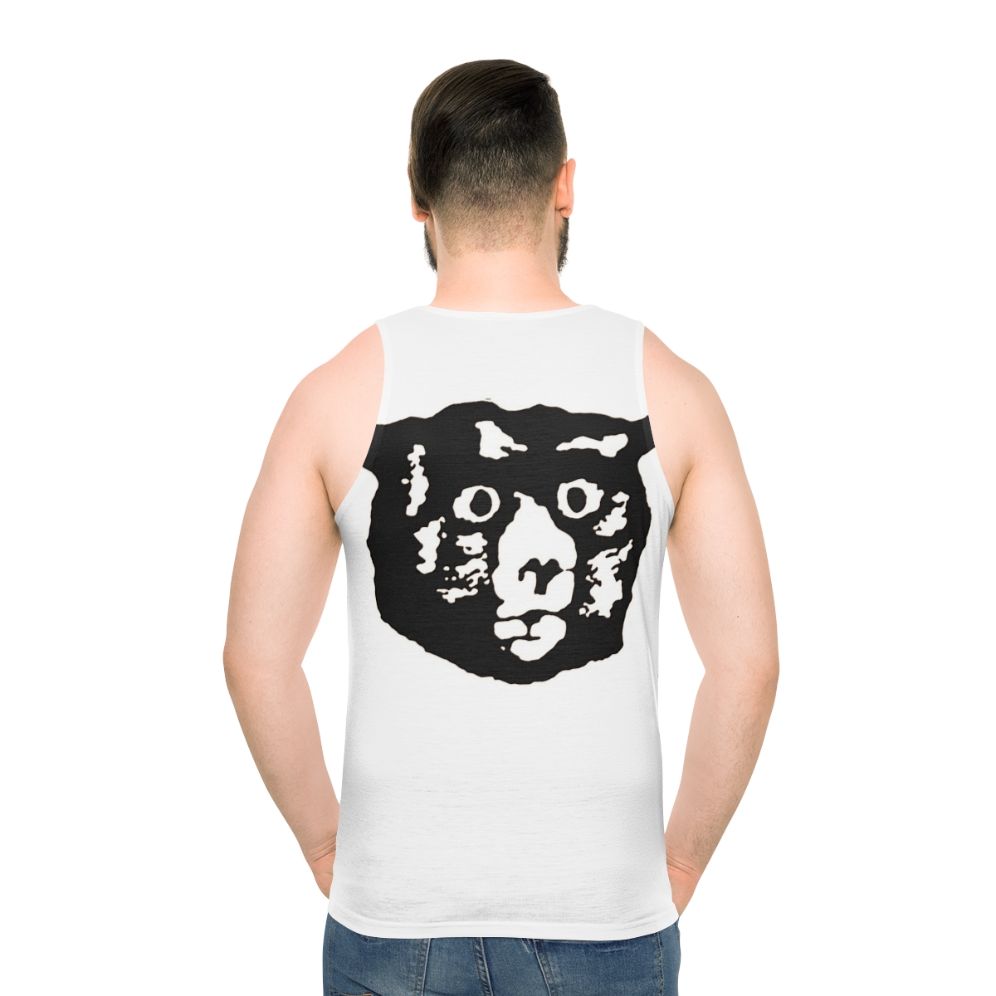 Retro monster bear unisex tank top