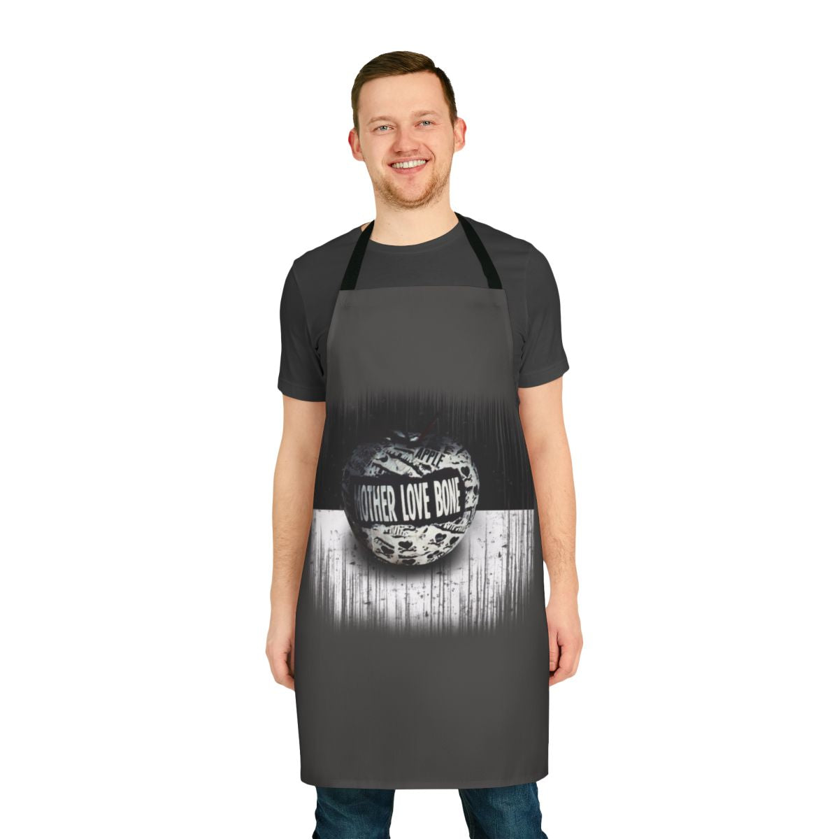 Mother Love Bone Inspired Apron with Vintage Grunge Design