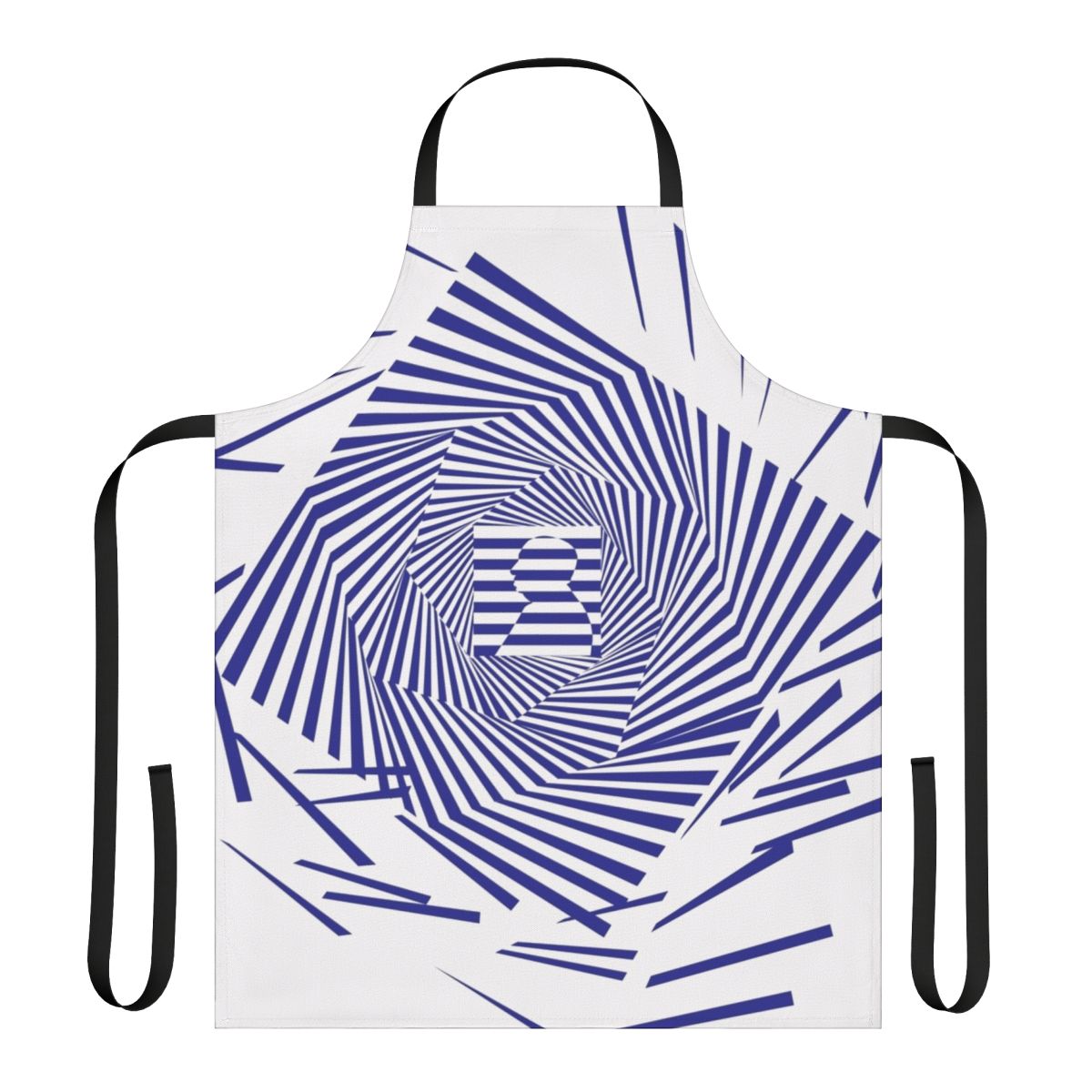 Vertigo-inspired apron featuring the iconic Alfred Hitchcock design