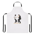 Vibrant and retro-styled Pulp Fiction-themed apron for movie fans and kitchen enthusiasts.