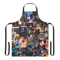 Apron featuring iconic 1980s movie poster designs