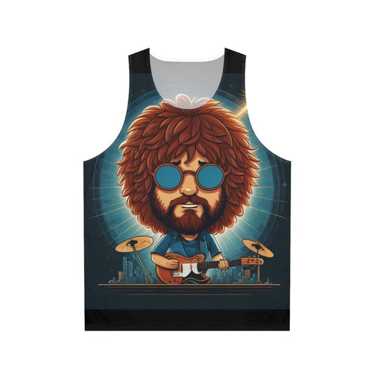 Retro Cartoon Mr. Blue Sky Unisex Tank Top