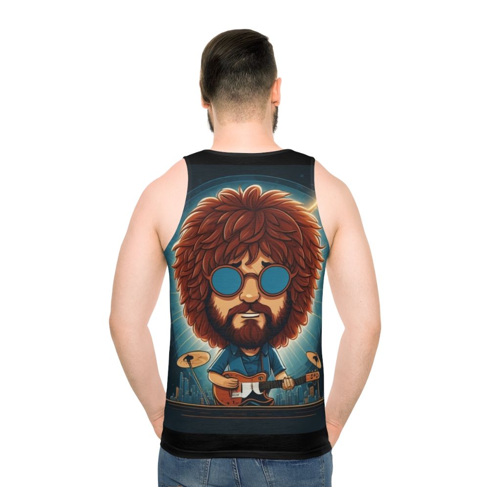 Retro Cartoon Mr. Blue Sky Unisex Tank Top