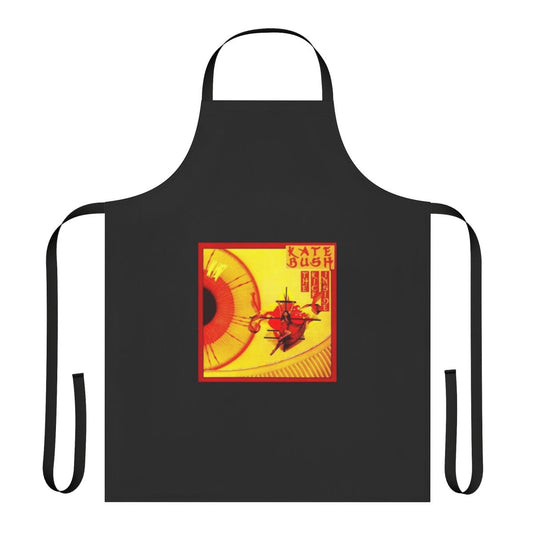 Retro music apron featuring artwork inspired by the iconic singer-songwriter Kate Bush