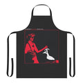 Retro apron featuring abstract artwork inspired by the musical group The Residents' 1978 album 'Duck Stab'