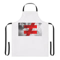 Retro-style apron featuring the Fauve band logo and 80s inspired graphics