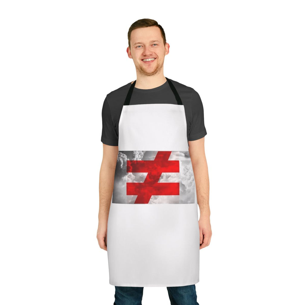 Retro-style apron featuring the Fauve band logo and 80s inspired graphics