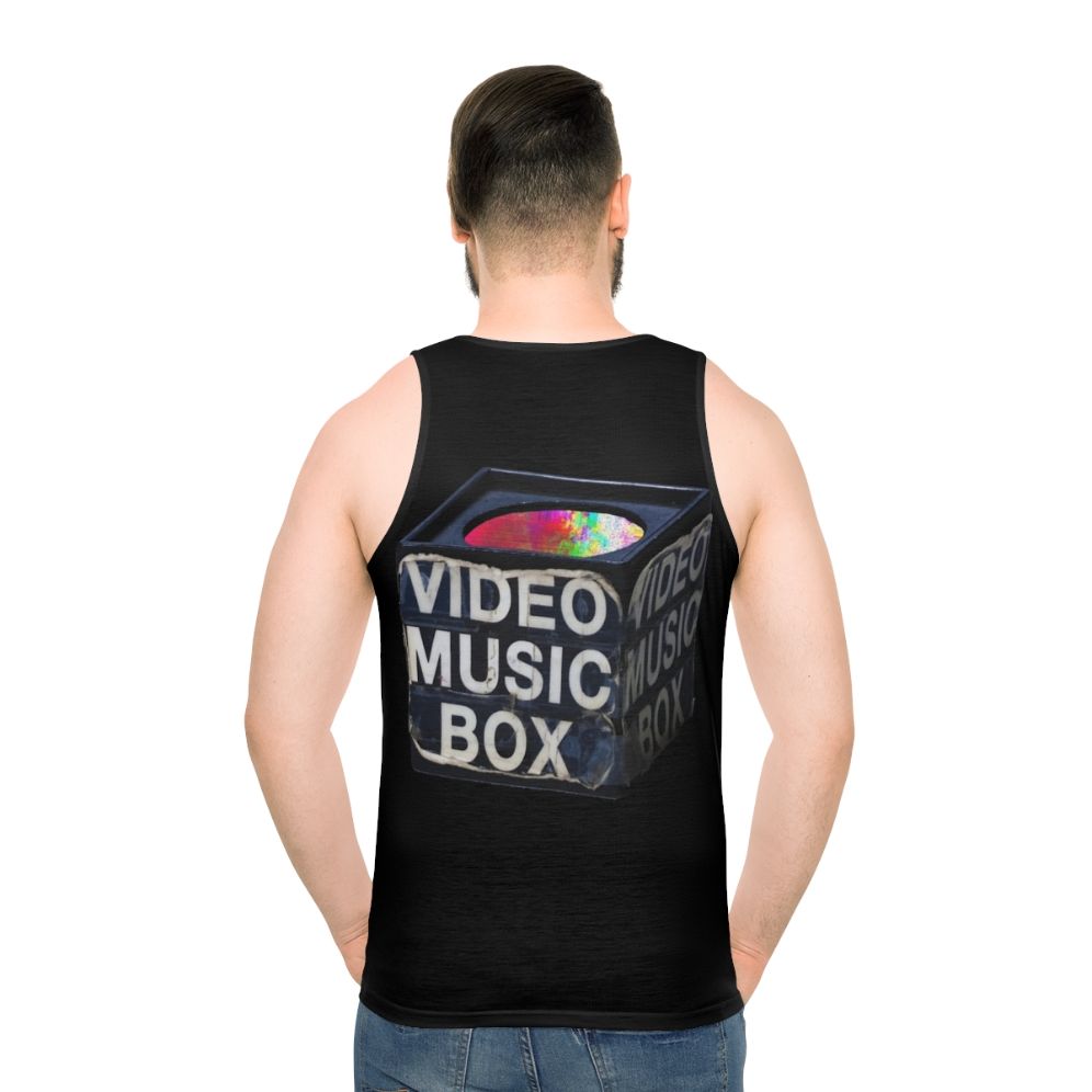 Retro Music Box Microphone Classic Unisex Tank Top