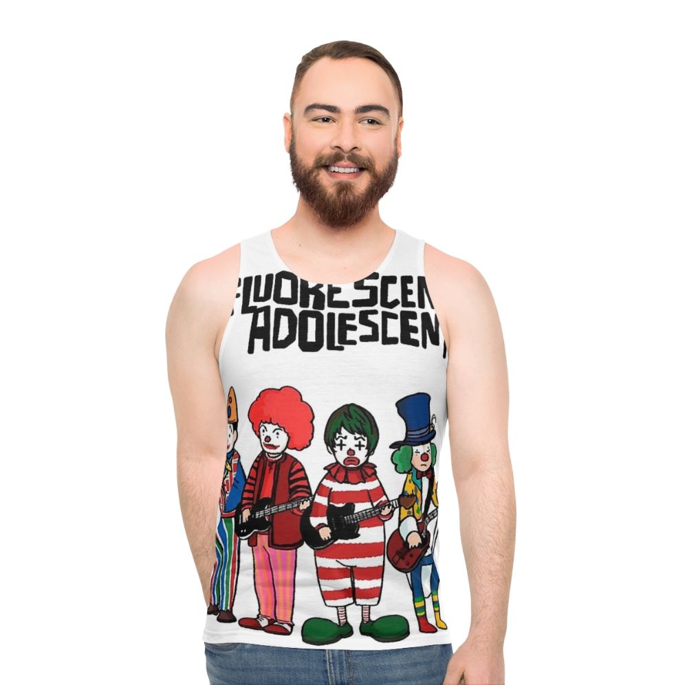 Retro Music Clown Unisex Tank Top