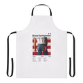 Bruce Springsteen inspired apron with 'Born in the USA' album art design