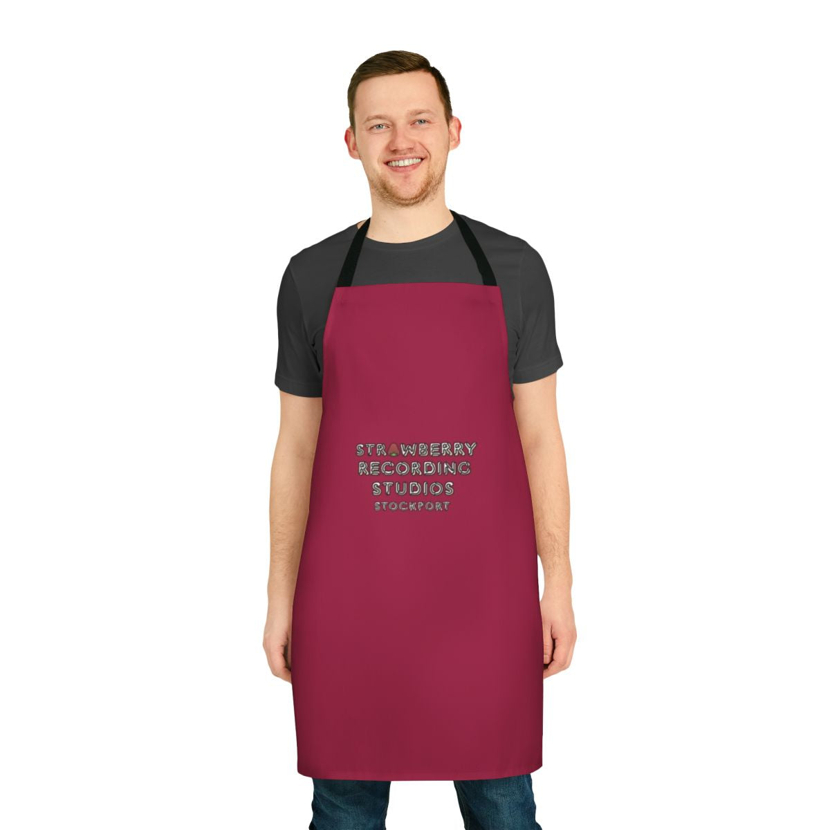Strawberry Studios Apron featuring 10cc music and Manchester design