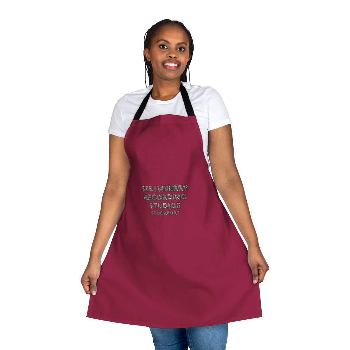 Strawberry Studios Apron featuring 10cc music and Manchester design