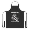 Stylish vintage-inspired Hammond organ-themed apron for music enthusiasts