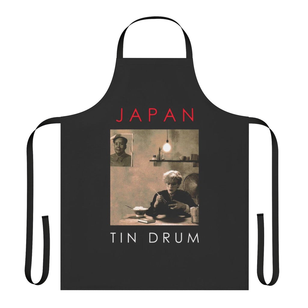 Apron featuring a vintage-inspired Japan-themed music design