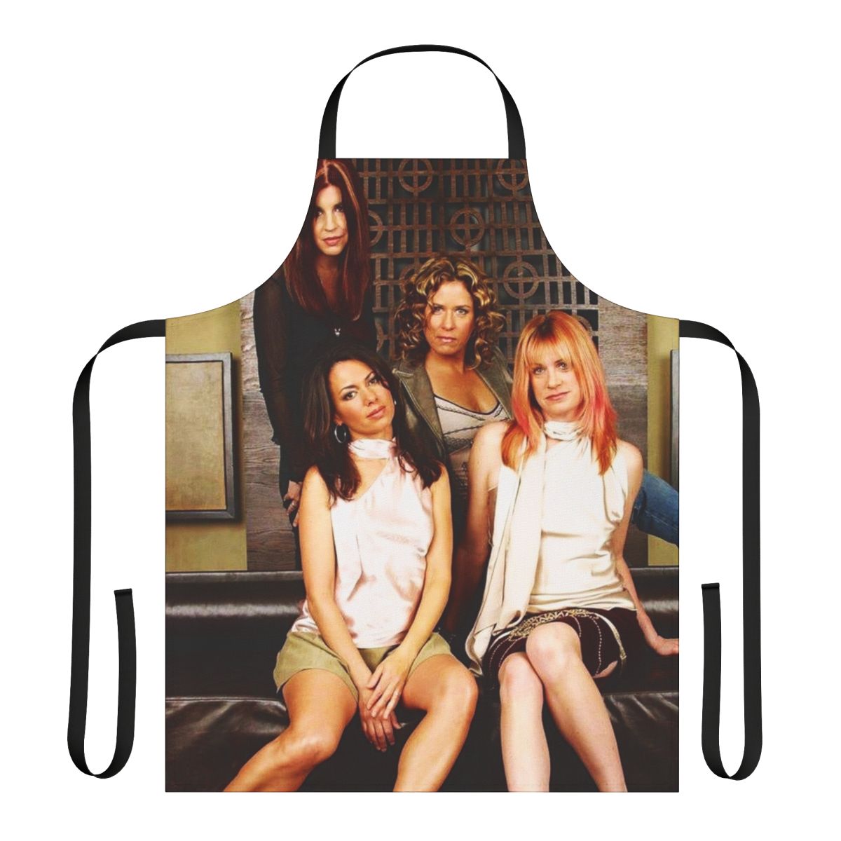 Music Memories Apron featuring The Bangles, a retro 90s girl band design