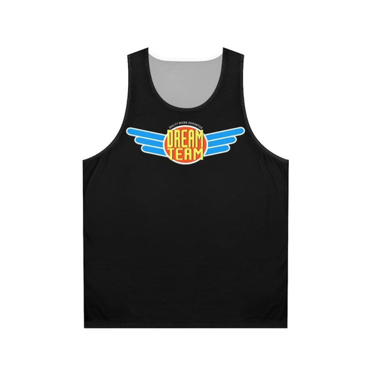 Retro music unisex tank top