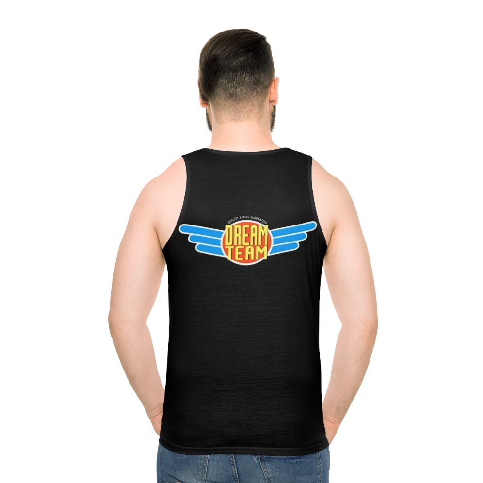 Retro music unisex tank top