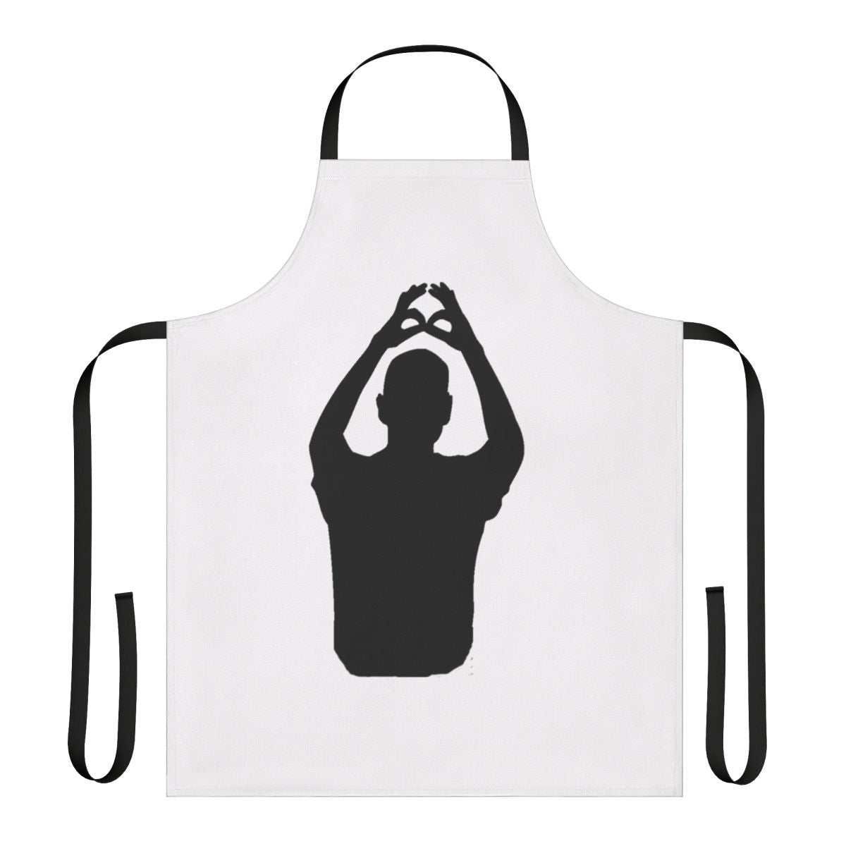 Retro music-themed apron with Depeche Mode inspired design