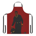 Retro-style Elvis Presley "Suspicious Minds" music-themed apron