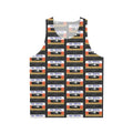 Retro music unisex tank top