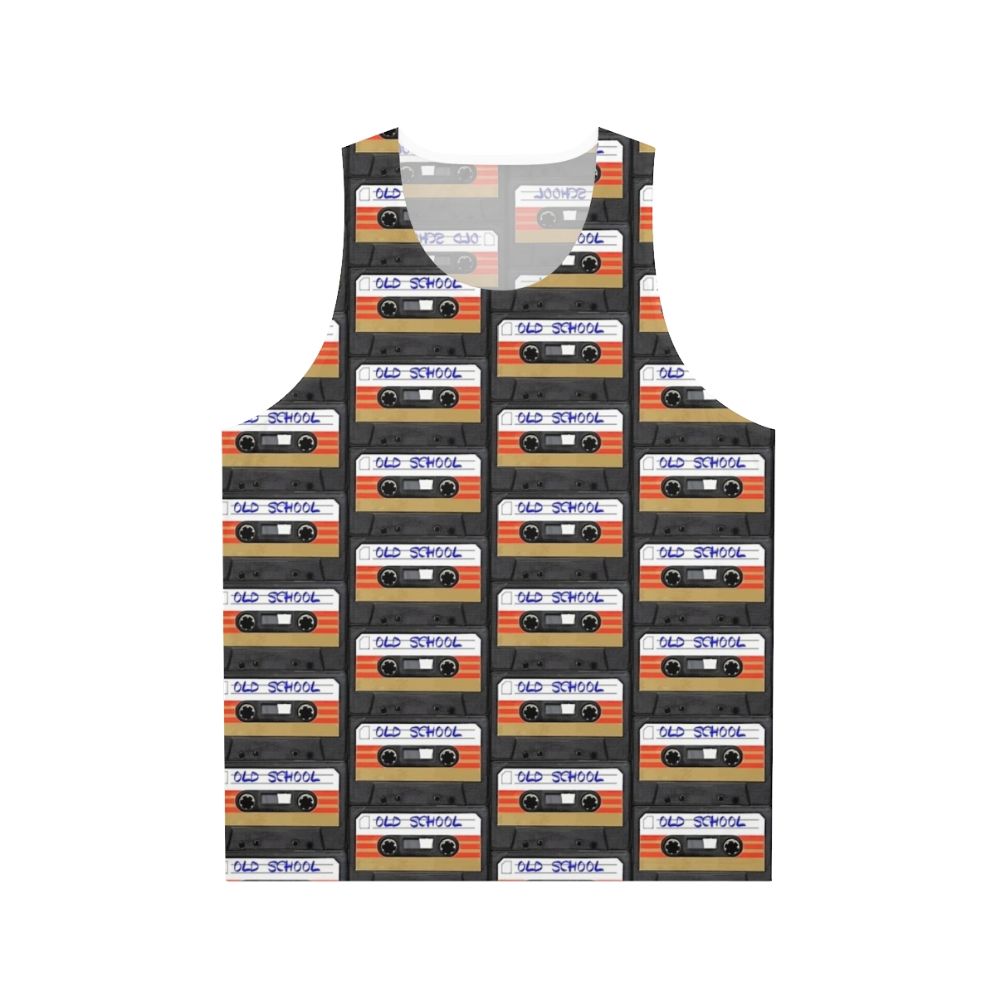 Retro music unisex tank top