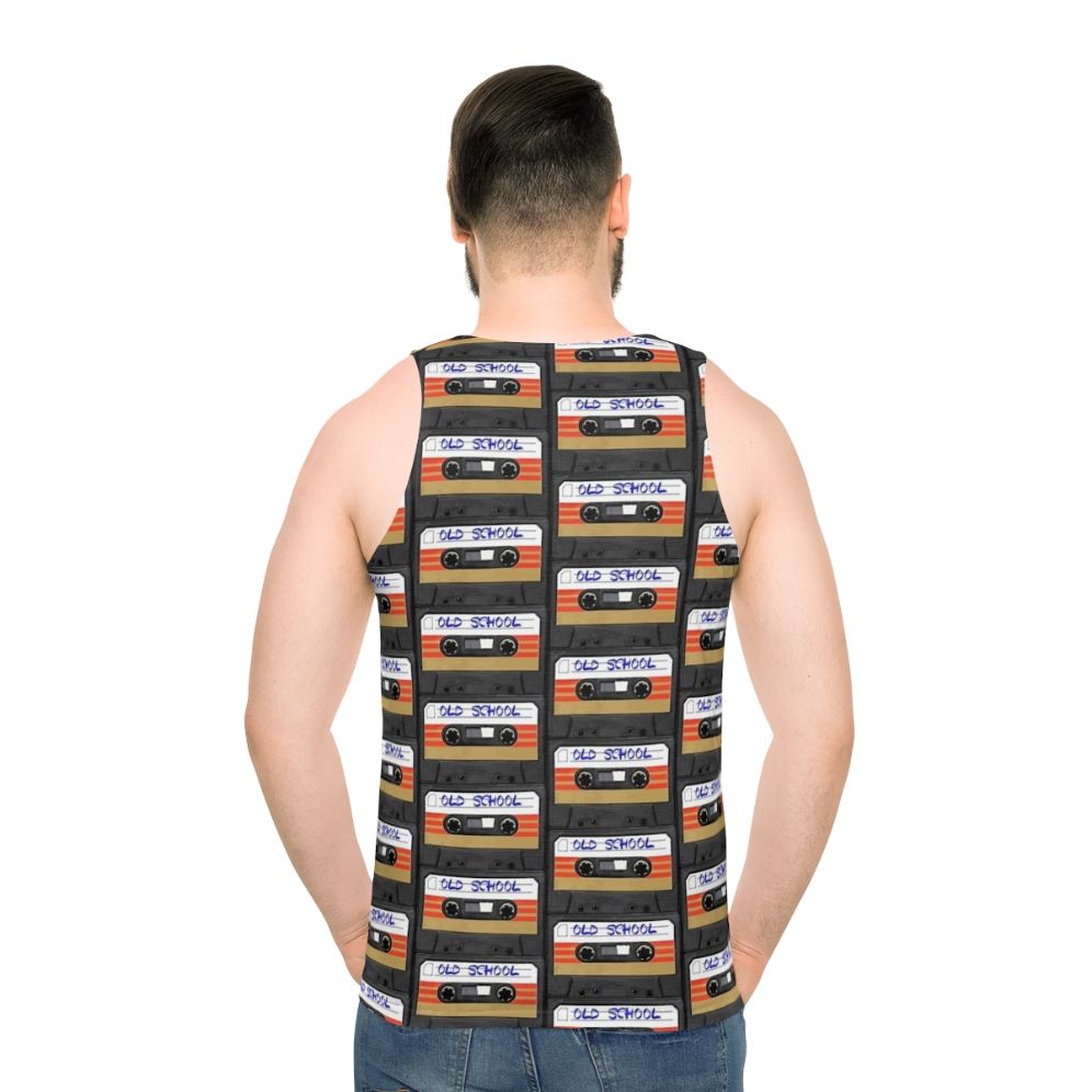 Retro music unisex tank top