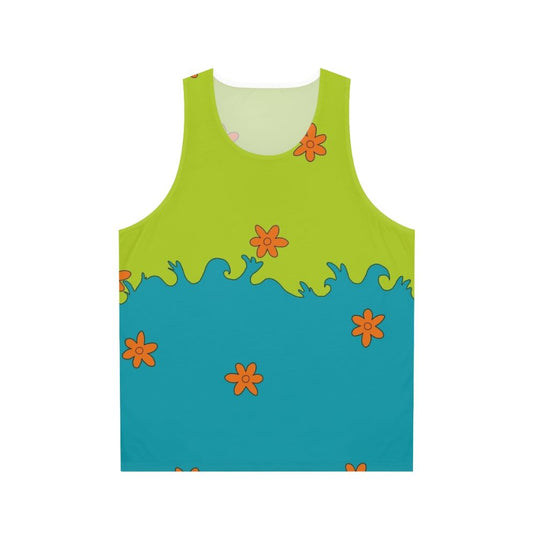 Retro Mystery Cartoon Unisex 80s Scooby Doo Tank Top