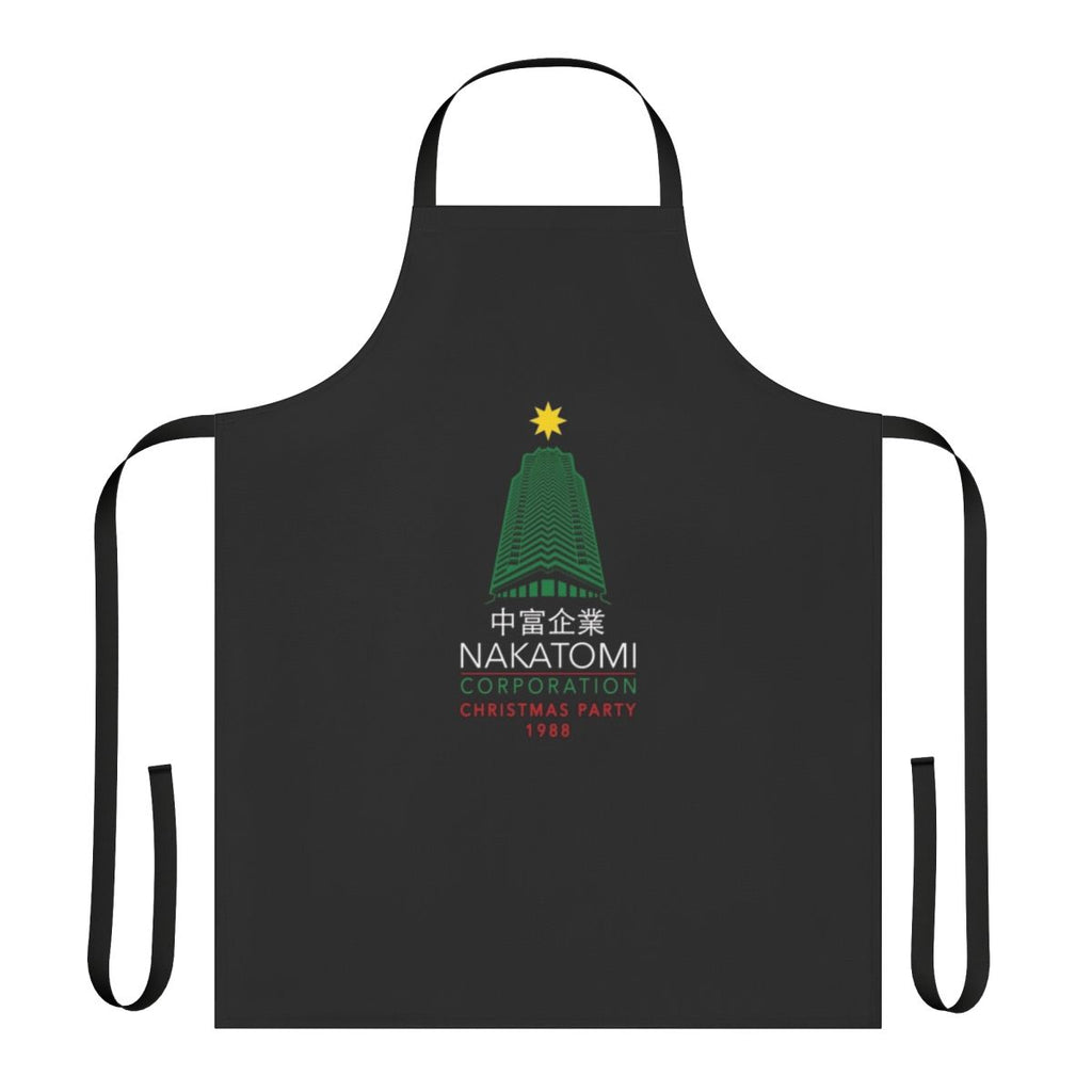 Retro Nakatomi Tower Christmas Party Apron with Die Hard Inspired Design