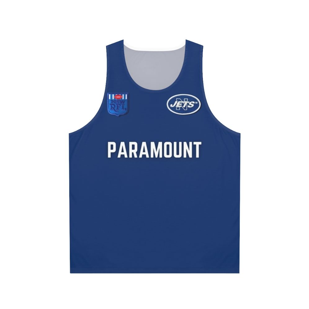 Retro Newtown Jets 1981 Rugby League Jersey Unisex Tank Top