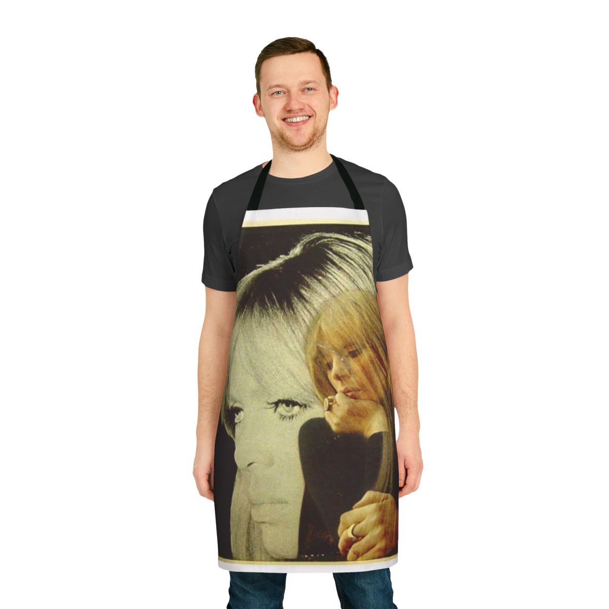 Retro Nico 'Chelsea Girl' album cover inspired apron