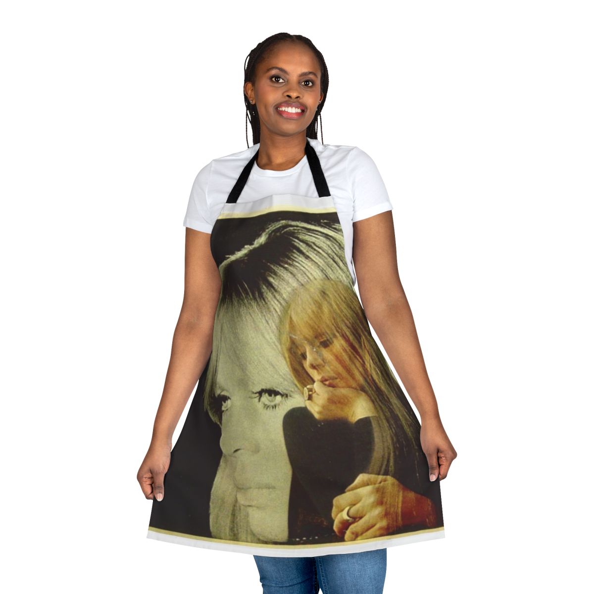 Retro Nico 'Chelsea Girl' album cover inspired apron
