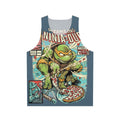 Retro Ninja Dude Unisex Tank Top with Teenage Mutant Ninja Turtles Inspired Design